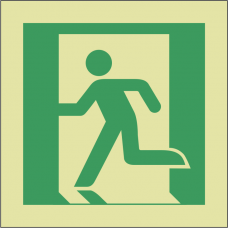 segnaletica autoadesiva fosforescente 